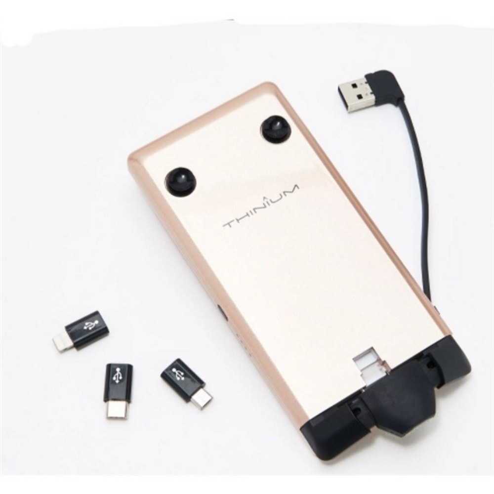 NEW Lori Greiner Thinium Cordless Phone Charger Power Bank Copper 78186
